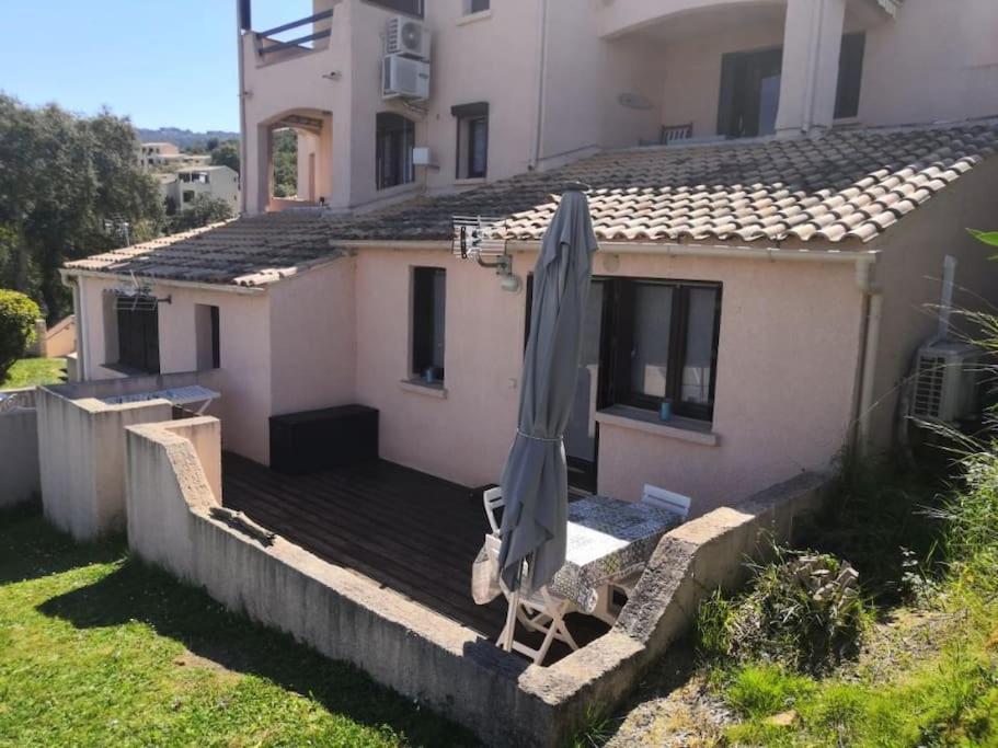 Porticcio Tres Joli T2 Climatise & Grande Terrasse A 1Km De La Plage Exterior photo